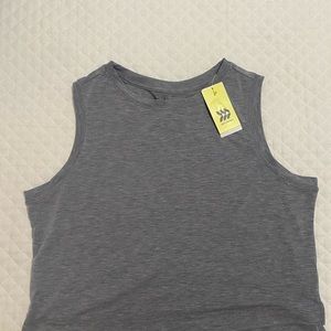 All in Motion Grey Cropped Active Tank from Target